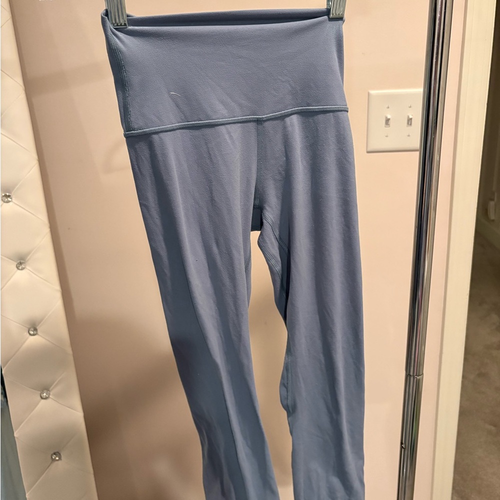 Lululemon High-Waist Light Blue Leggings